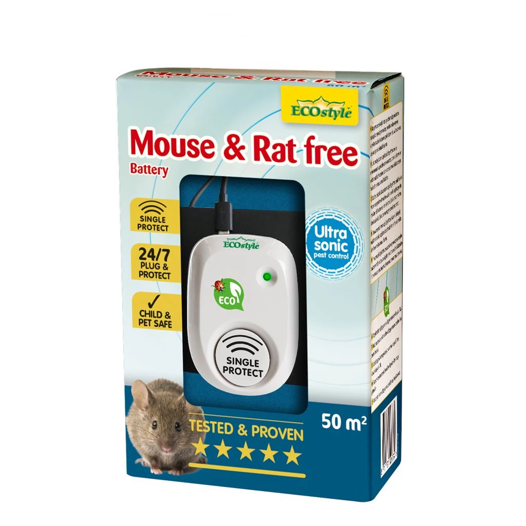 Ecostyle Mouse & Rat Free 50 Op Batterijen 1 Ecostyle Mouse & Rat Free 50 Op Batterijen
