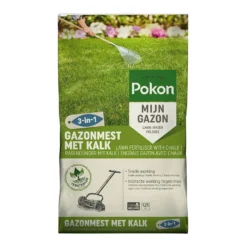 Pokon Gazonmest Met Kalk 3-in-1 125 M2